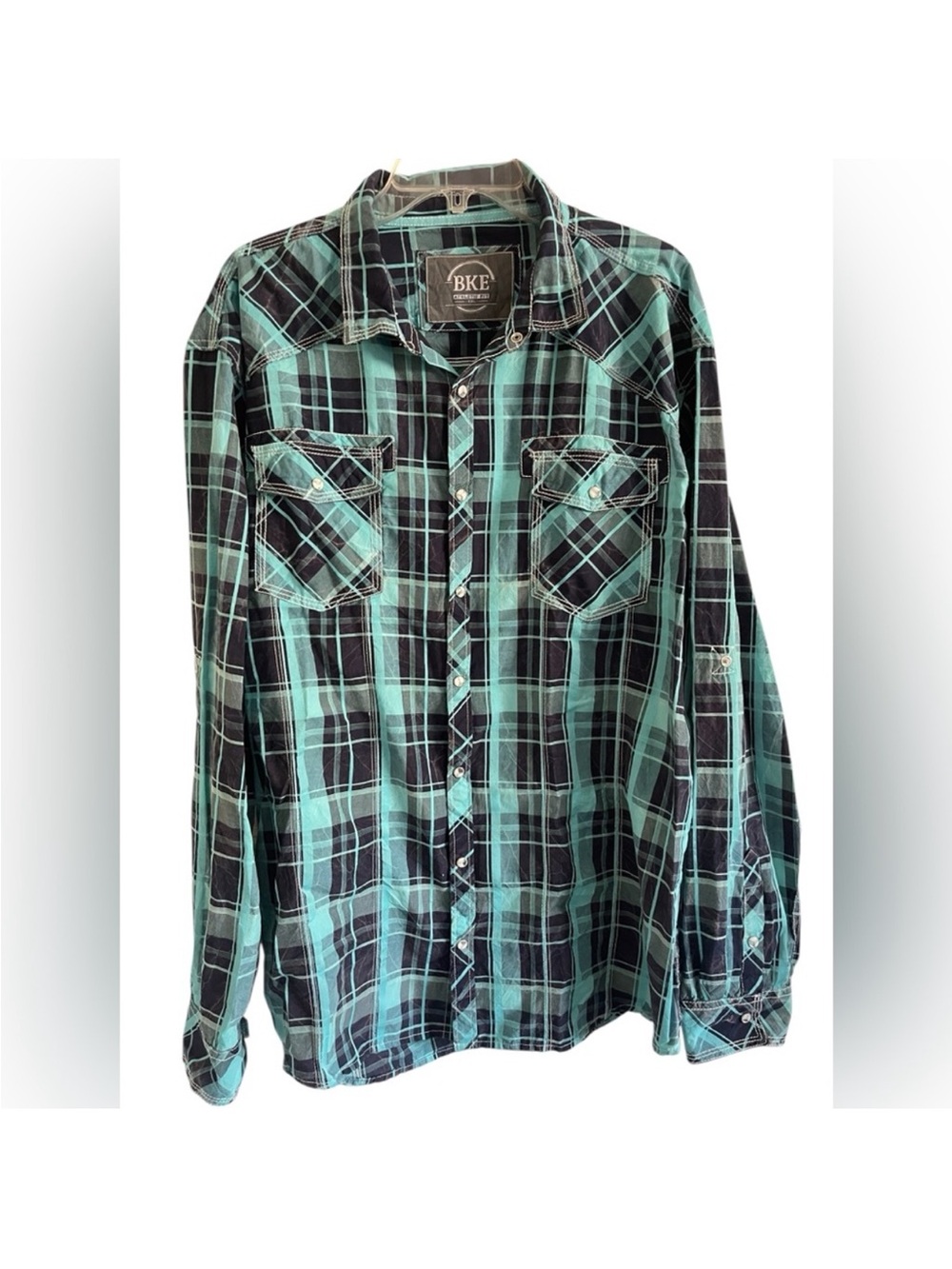 BKE
BKE Buckle Athletic Fit Mens
Shirt with Snaps Size XXL